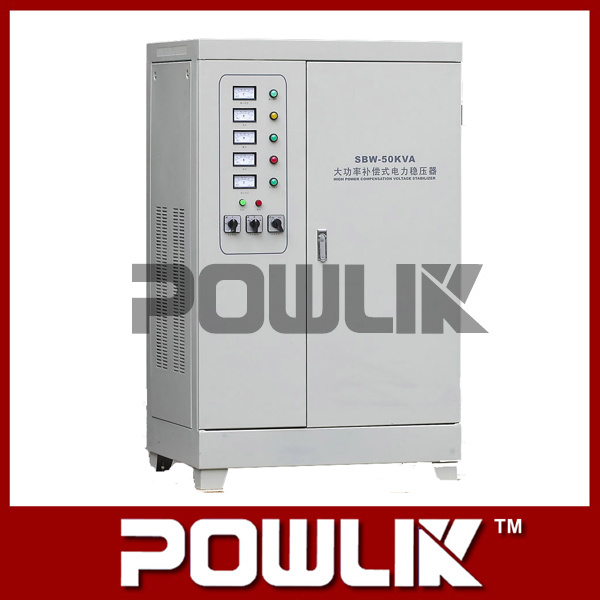 Dbw/SBW-50kVA Series High Power Compensation Single / Three Phase Voltage Stabilizer