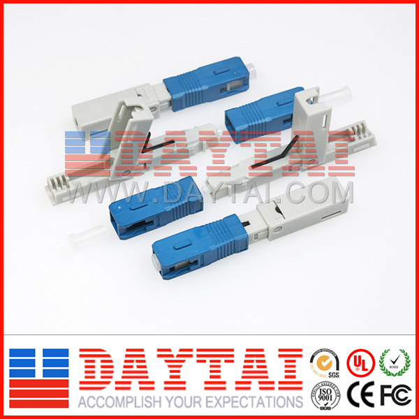 Fiber Optical Sc/Upc Fast Connector with Tool Box