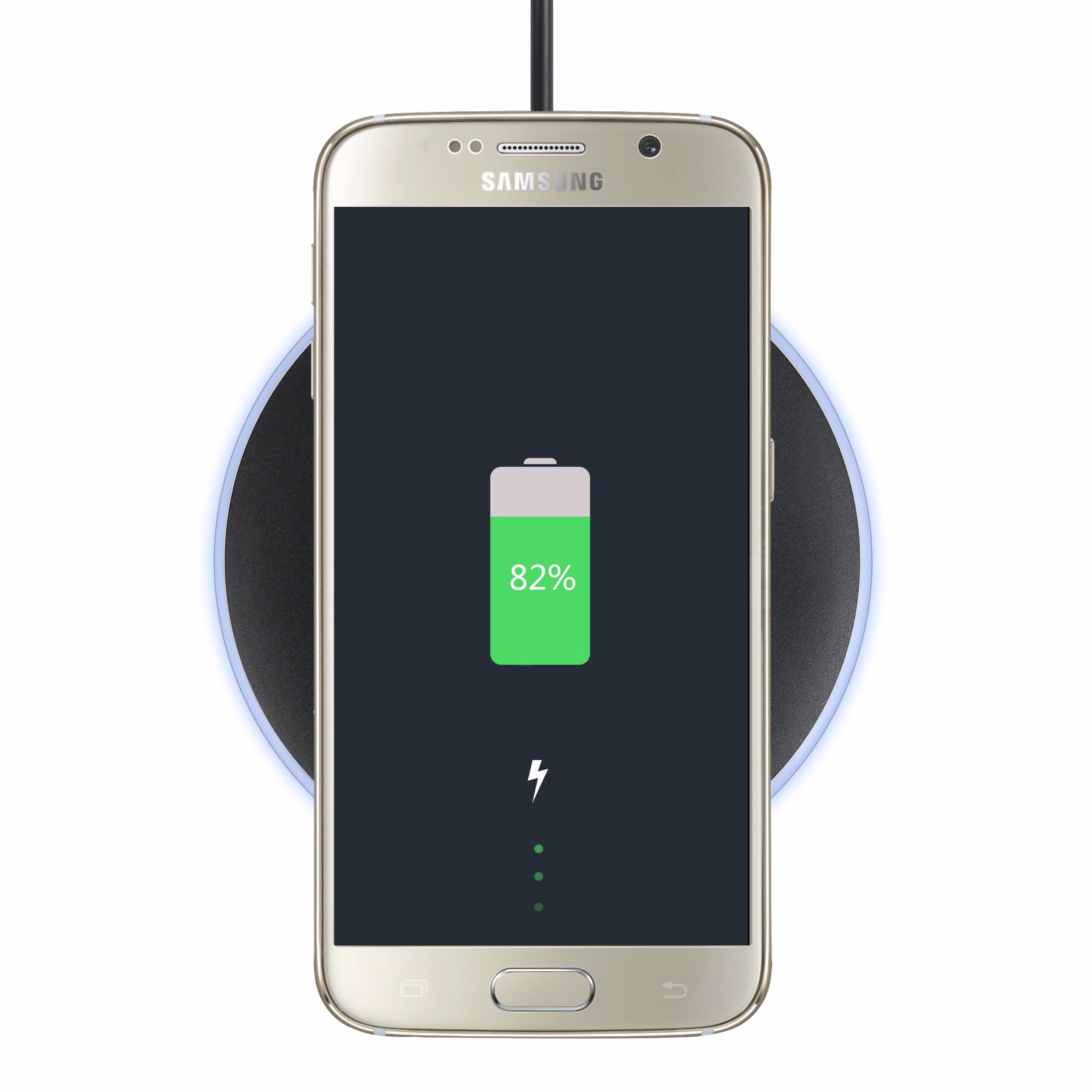 Qi Standard 7.5W Wireless Charger for Samsung, iPhone 8, iPhone X
