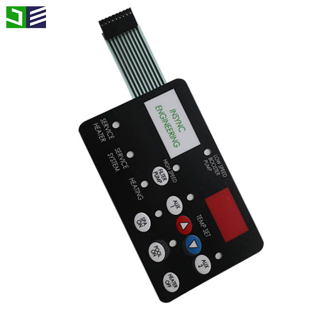High Quality Flat Keys Non-Tactile Membrane Keypad for Micro Wave Oven