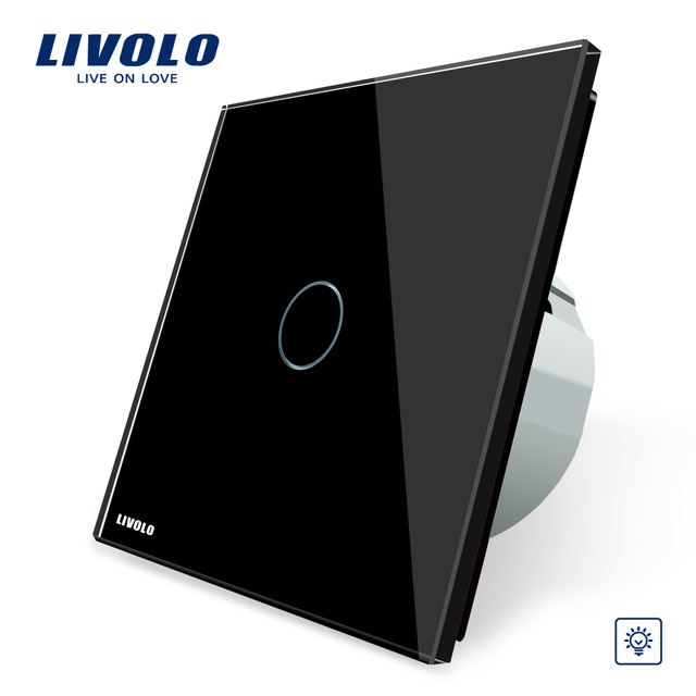 Livolo Glass Panel Dimmer Control Wall Light Touch Switch Vl-C701d-12