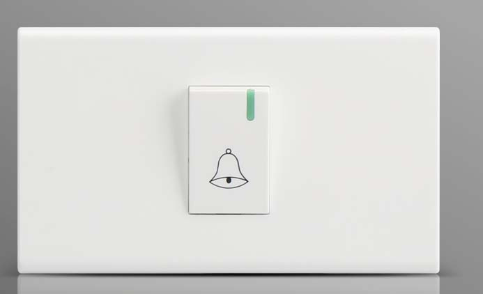 Waterproof Switch Socket 1 Gang Bell Push Switch