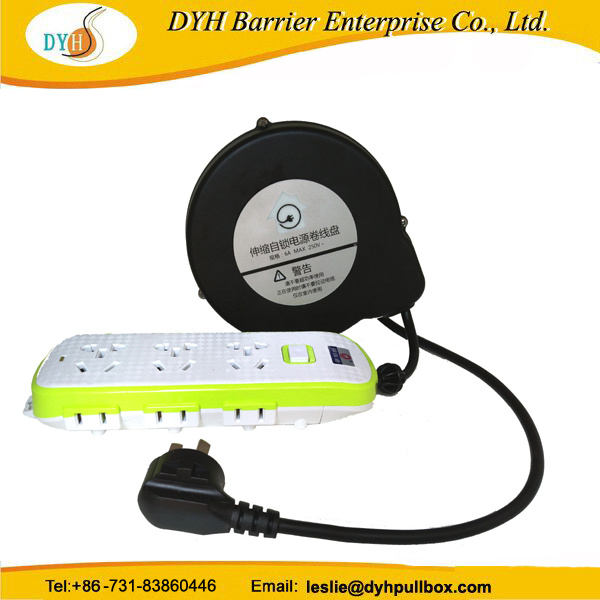 Wholesale Power Cord Self Retracting Automatic Cable Reels with Sockets