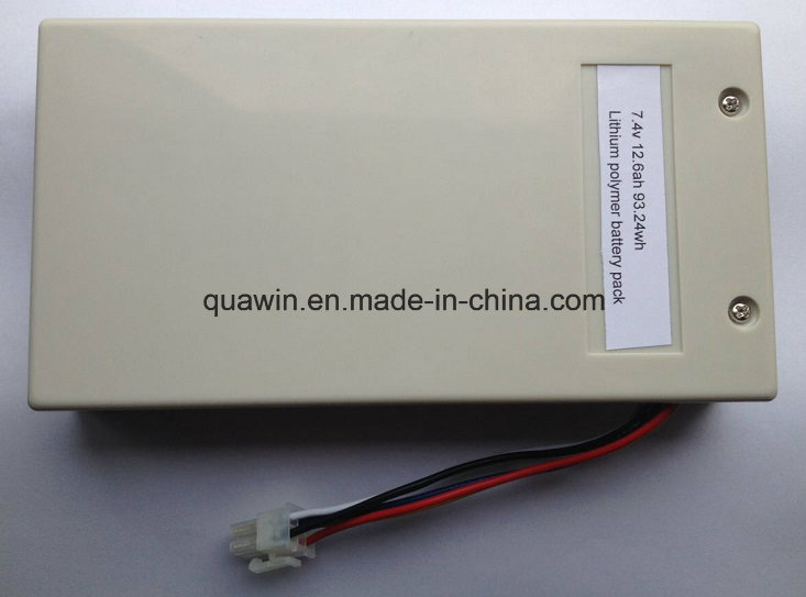 Customized 2s2p Lipo Rechargeable Battery Pack 7.4V 12.6ah