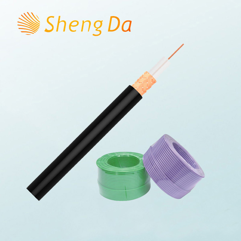 High Speed Telecommunication 75 Ohm RCA Coaxial Cable