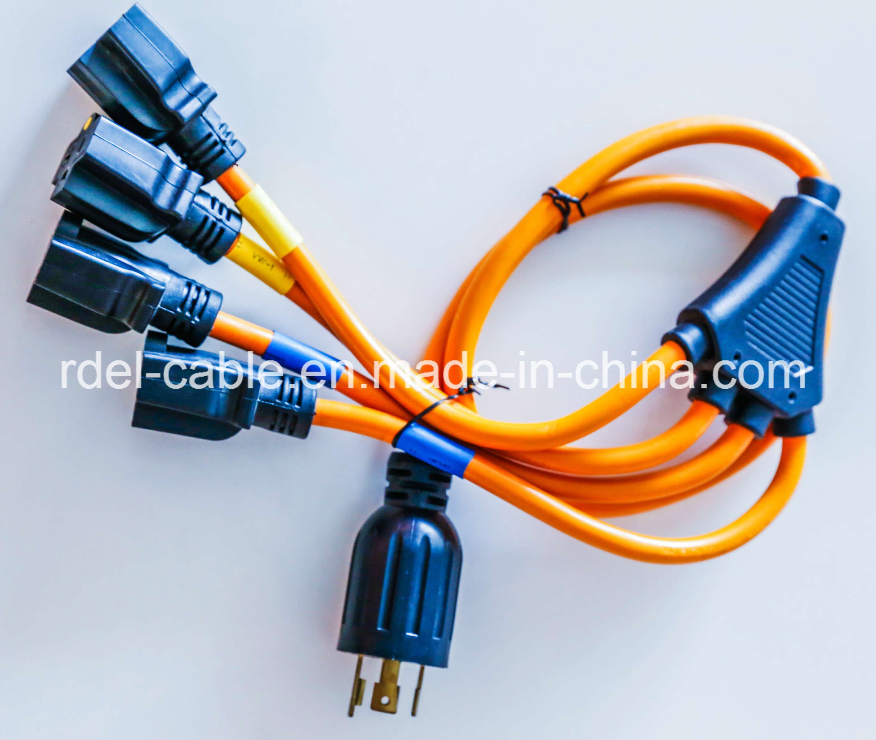 UL Approval Y Splitter AC Power Cord 3X IEC C13 for Home Appliance