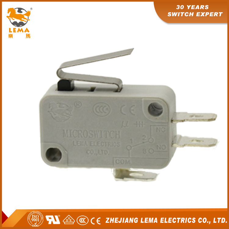 Lema Kw7-42 Bent Lever Electric Micro Switch General Purpose Snap Action Switch