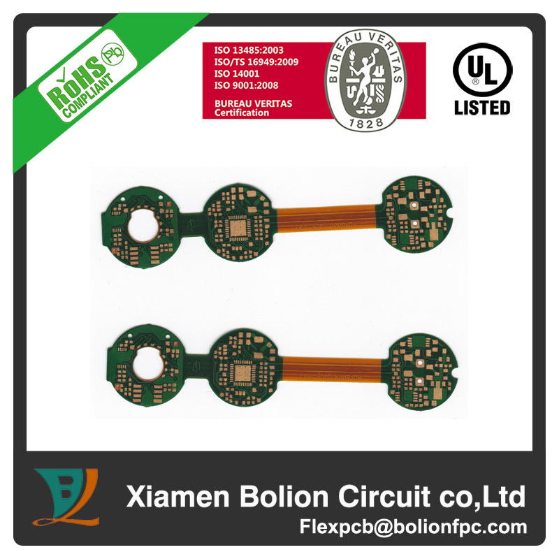 Double-Sided Flexible PCB with Enig, Minimum Width 0.06mm