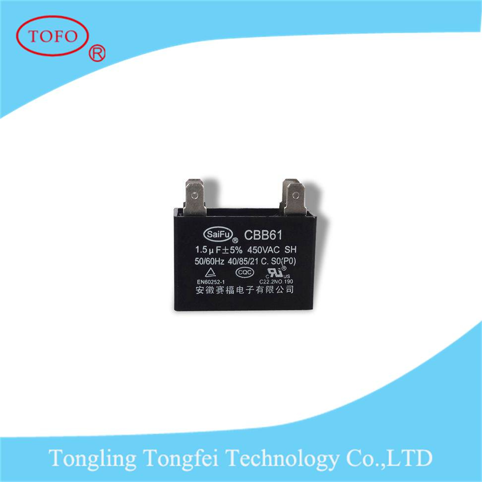 AC Capacitor Fan Capacitor Cbb61