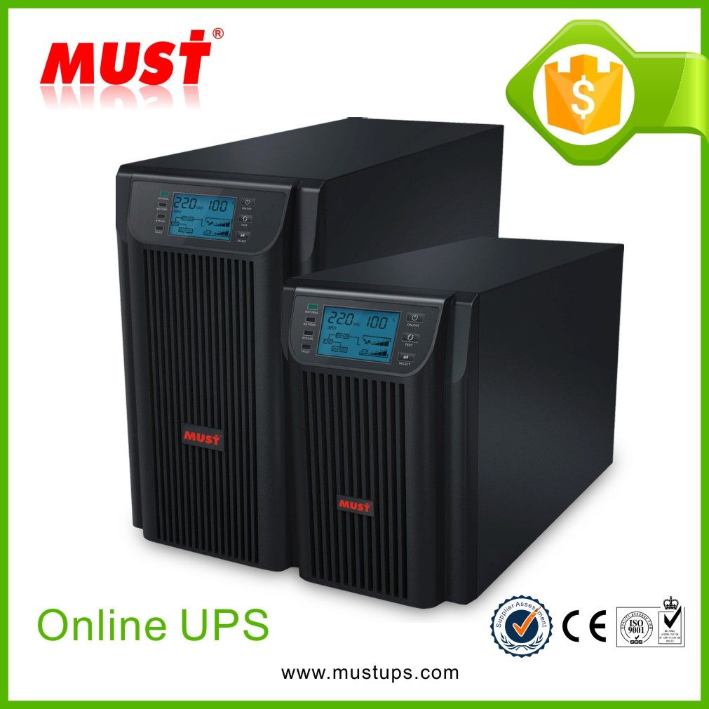 IGBT Technology Online UPS 1kVA 2kVA 3kVA for Telecommunication