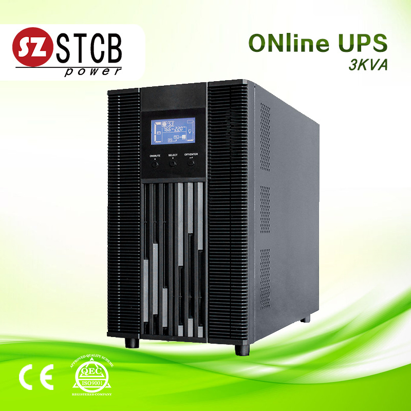 Ce Certificate 3kVA UPS with 0.9 Power Efficiency