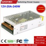 LED Driver 12V 20A 250W Switching Power Supply Reserved for Printer