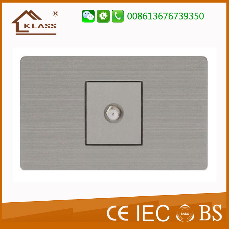 Grey Color Satellite Socket for Latin American Market