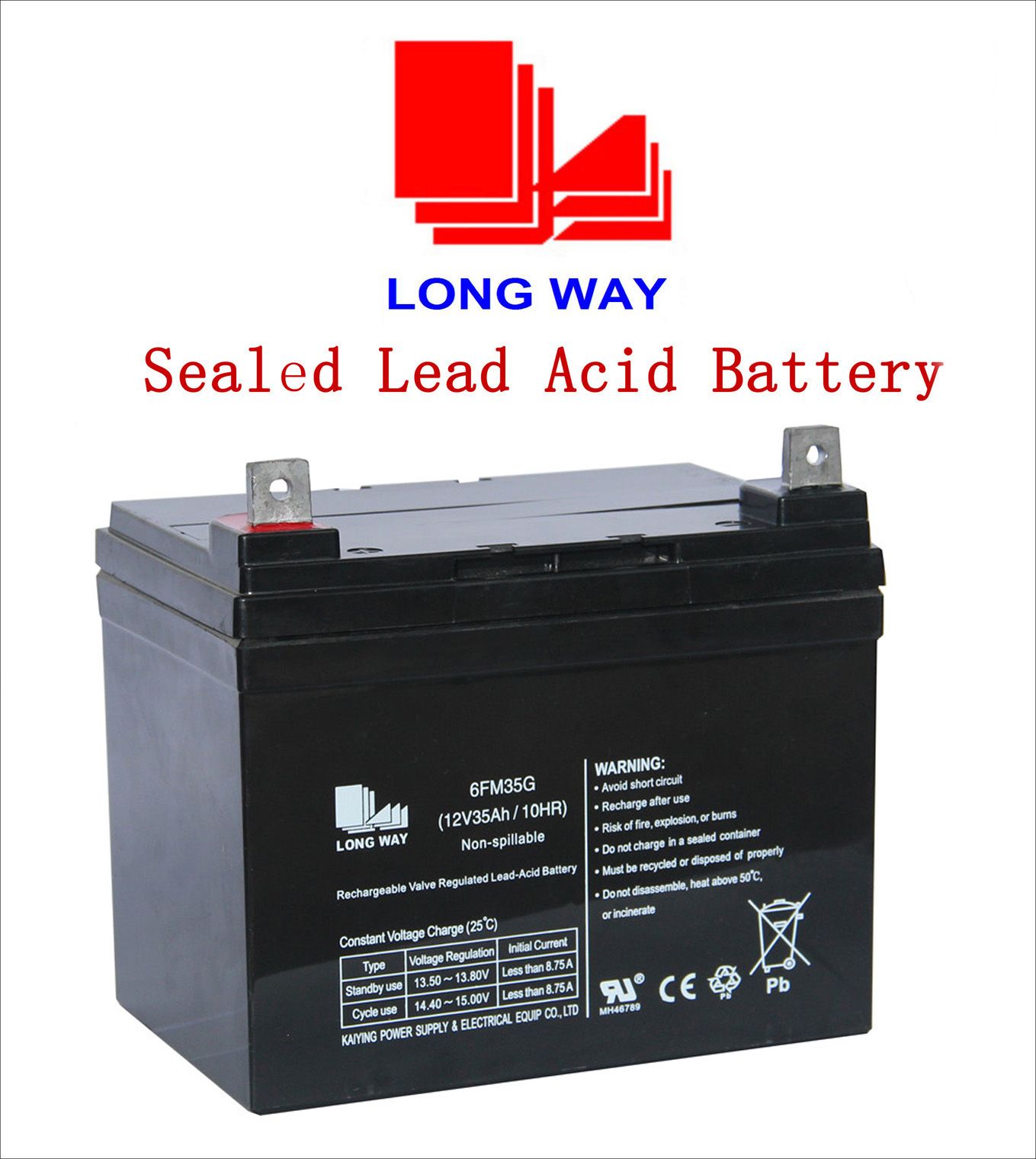 12V35ah Rechargeable Battery