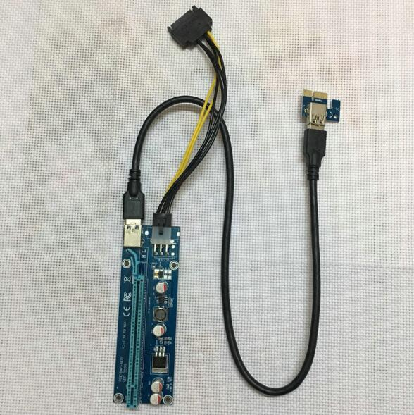 New 009s Version PCI-E Riser Adapter Card with LED Display