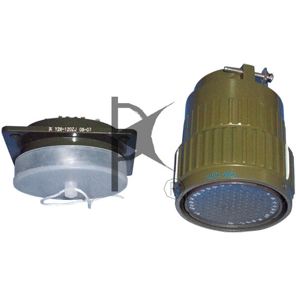 Y2 and Y2m Series 120 Pins Circular Connectors
