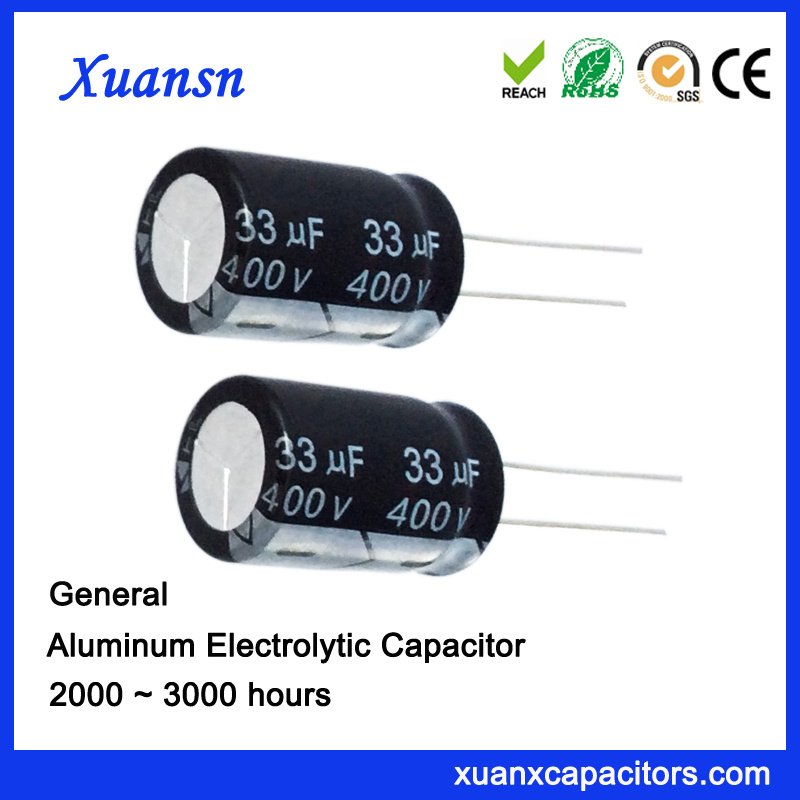 General 33UF 400V Capacitor Electrolytic for Sale