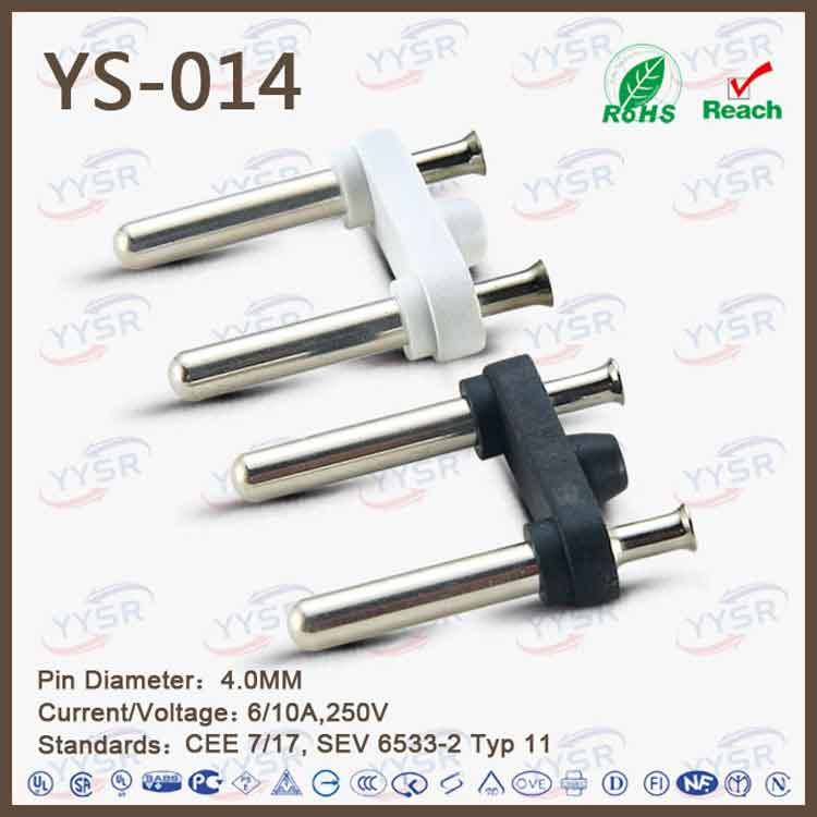 Plug Type 10A Two Pin MID-East Plug Insert (YS-014)