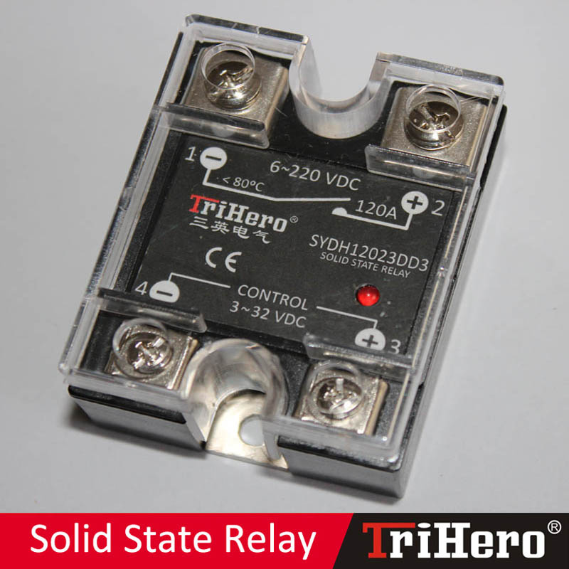 120A DC/DC Single Phase Solid State Relay SSR
