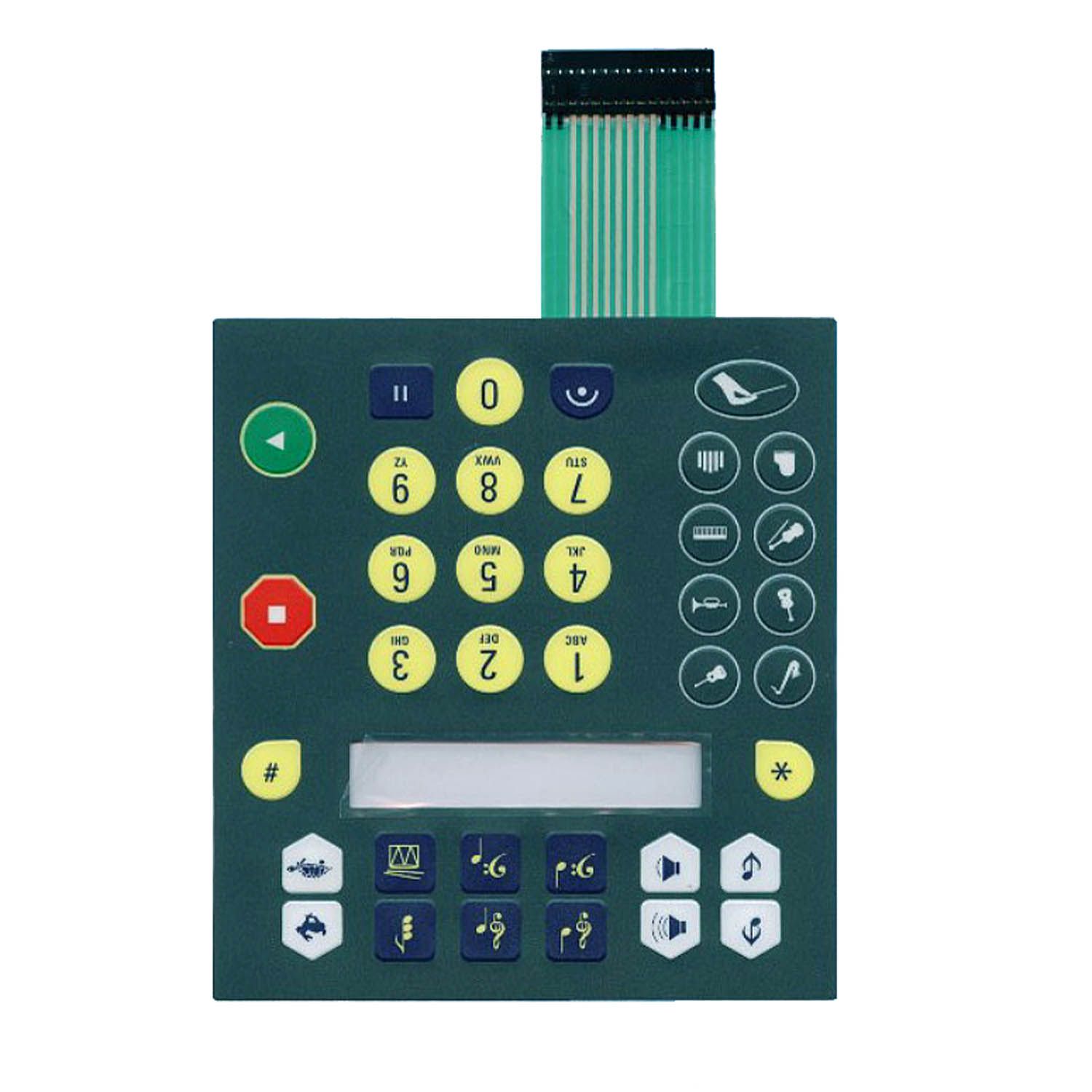 LEDs Metal Dome Membrane Keypad Switch