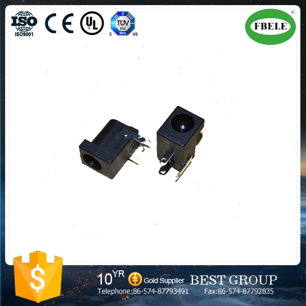 Fire Retardant Shrapnel Thick DC005 Pin=2.0/2.5mm Socket
