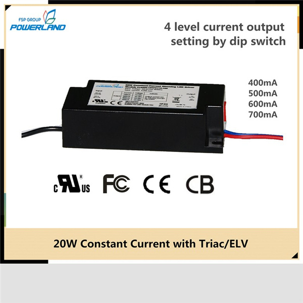 20W 400/500/600/700mA Constant Current LED Driver Power Supply