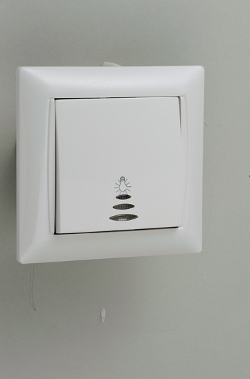 Light Switch with Printing with Lamp 8124