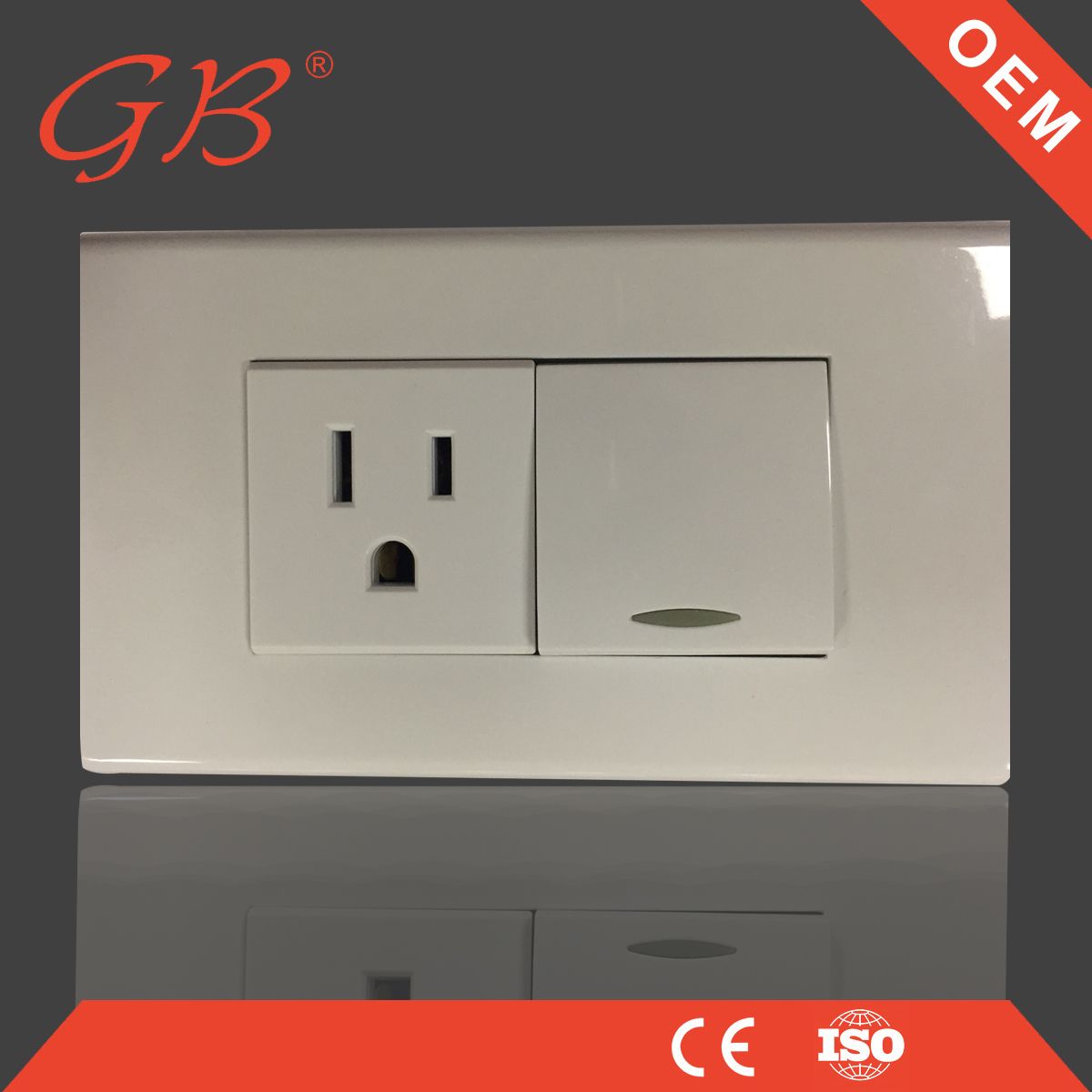South American Electrical Switch Socket Wall Socket