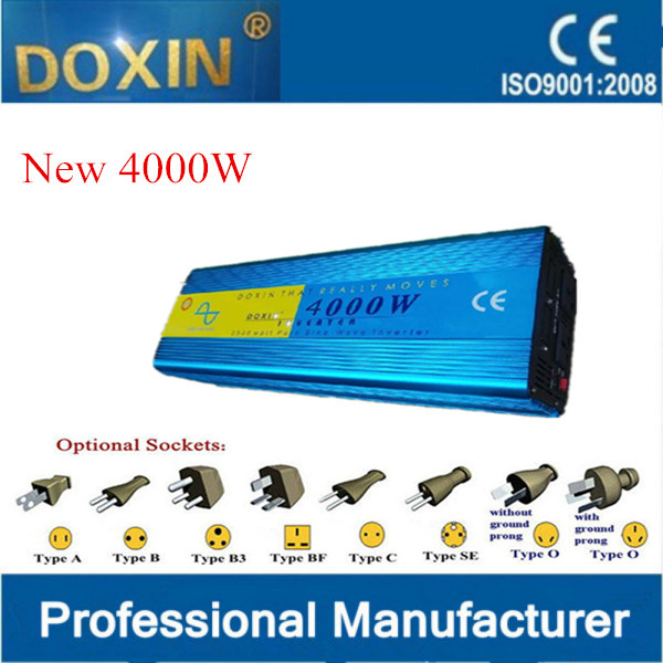 4kw Input DC12V 24V Output AC110V 220V 230V Pure Sine Wave Inverter