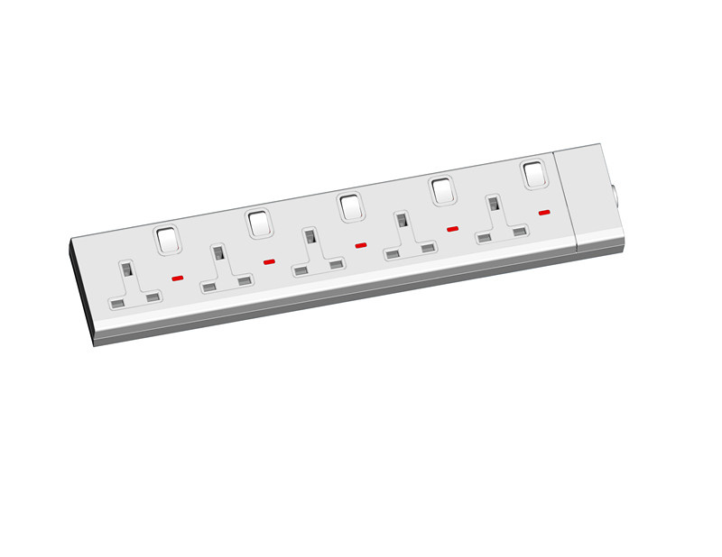 5 Gang Extension Socket