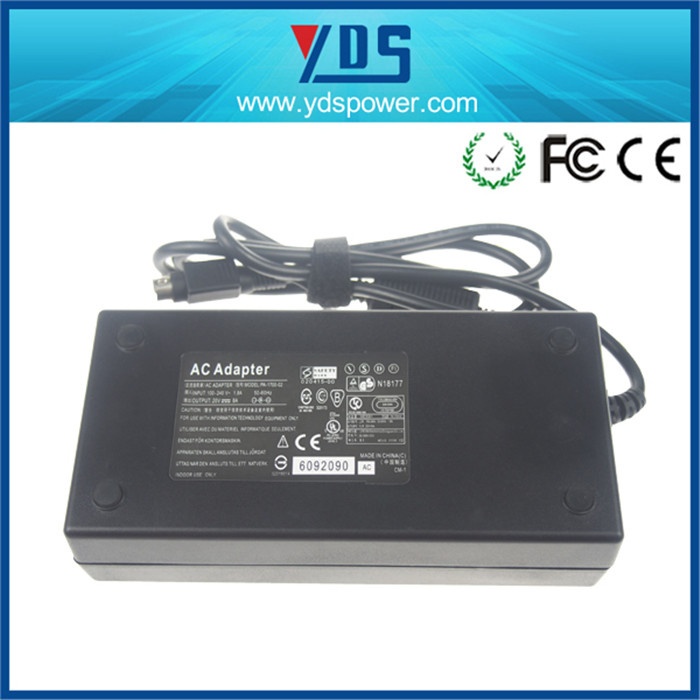 20V 8A AC Adapter with Round 4 Pin for Fujitsu