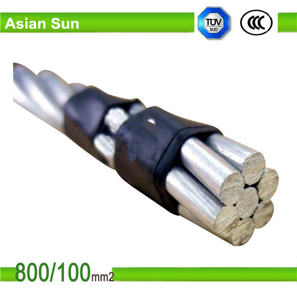 Bare Aluminum Stranded AAC Overhead Power Cable