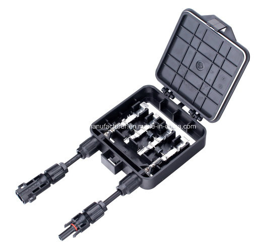 High Quality 4 Way/Rail Solar PV Junction Box with 6 Diode