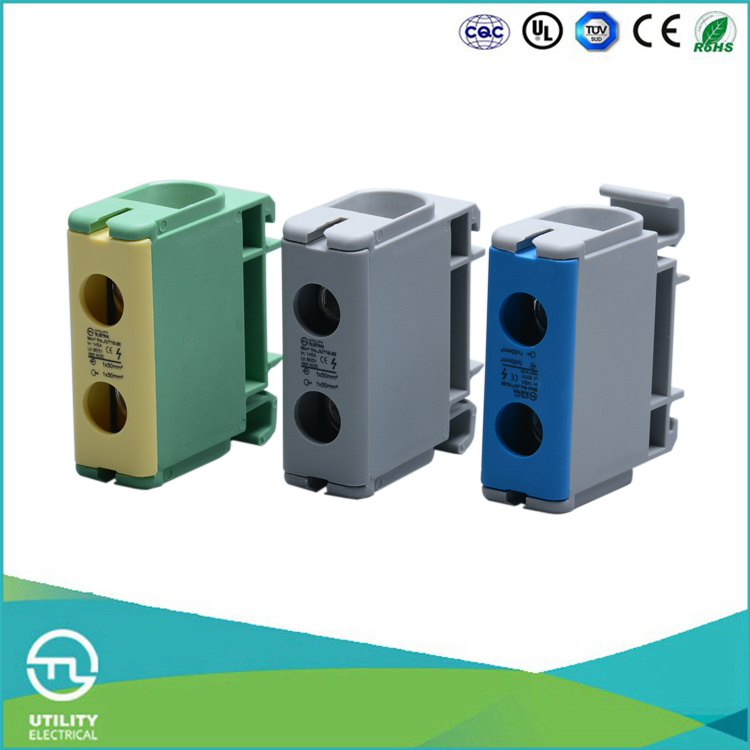 Utl Al/Cu Conductor Power Distribution Terminal Blocks Jut0-50