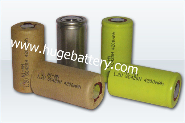 1.2V 4200mAh SC size rechargeable NiMH Battery