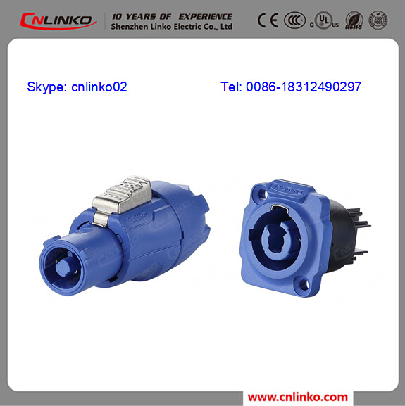 China Factory Powercon Connector/3pin Connector/ Waterproof Connector for LED