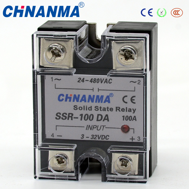 Singel Phase DC to AC SSR 100da
