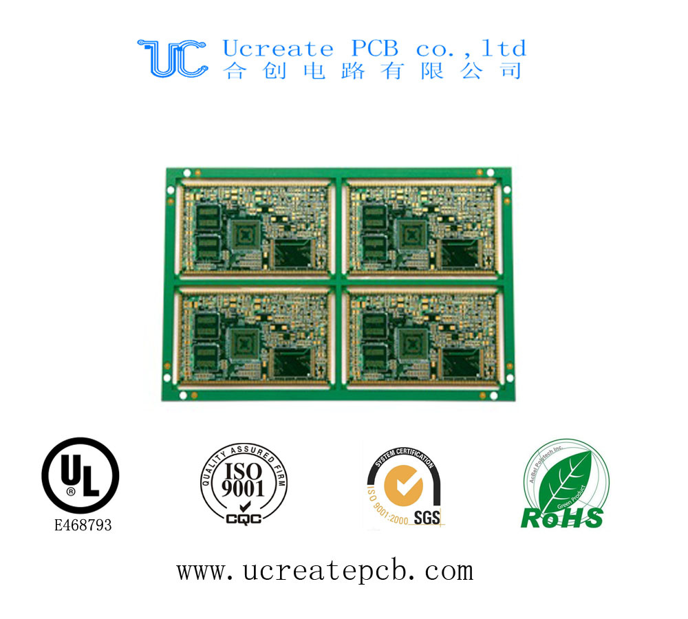 Multilayer 10 Layer PWB Printed Circuit Board with High Quality
