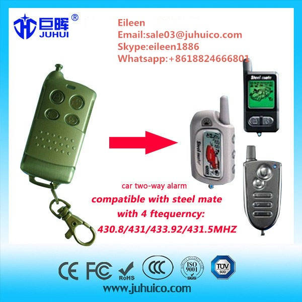 Universal Remote Control Compatible with Original Steelmate Alarm System for Cars Key