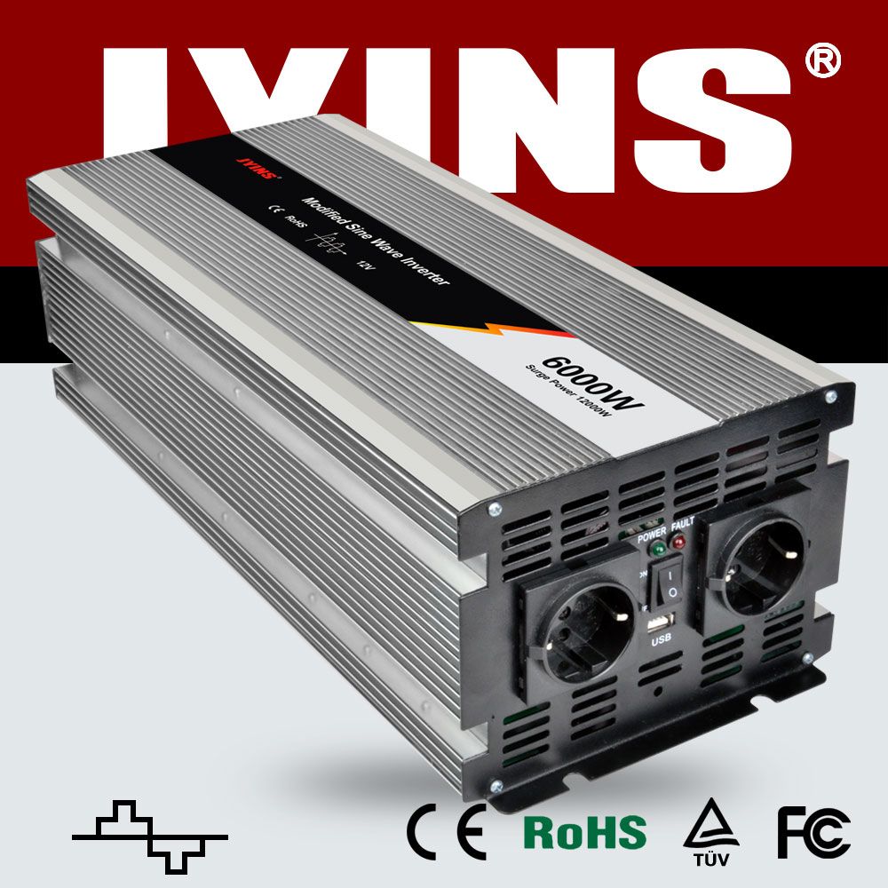 24V 6000W Modified Sine Wave Car Power Inverter