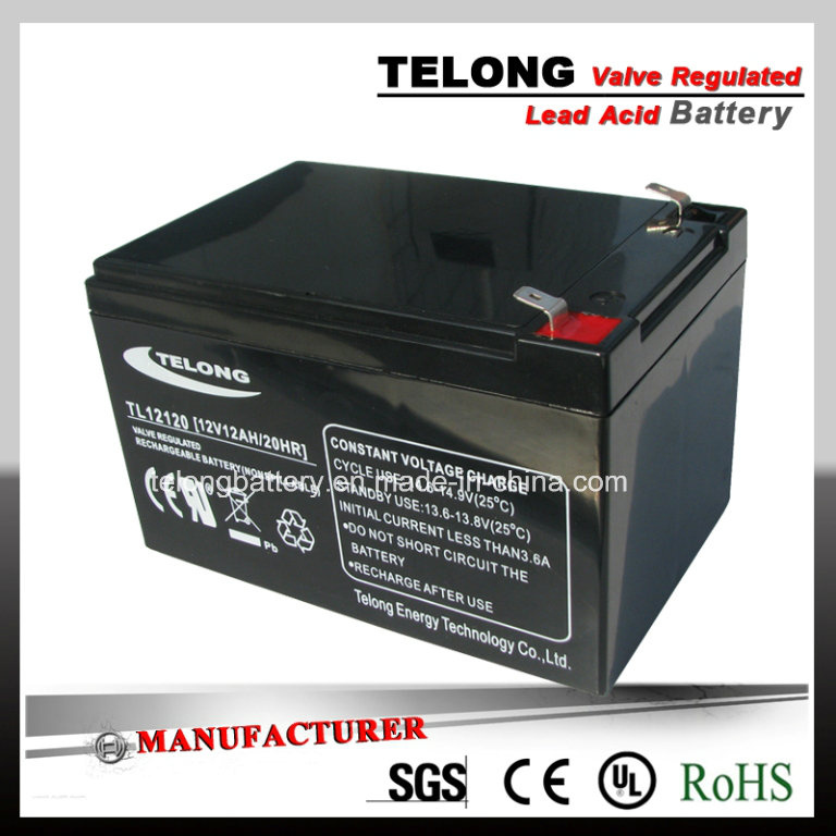 12V12ah Valve Regulated Lead-Acid Battery for UPS