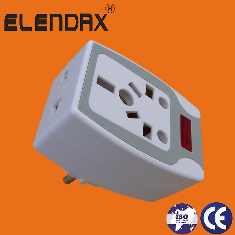 Universal Travel Adapter with 4.8mm Round Pin Plug