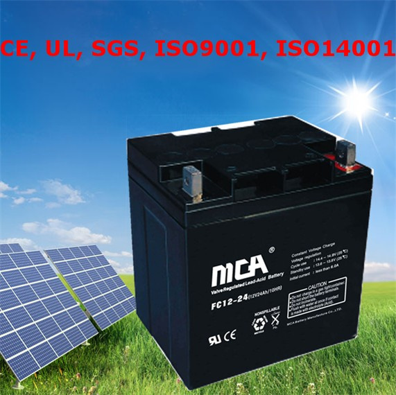 Silicone Gel Batteries Deep Cycle Gel Battery 24ah Battery