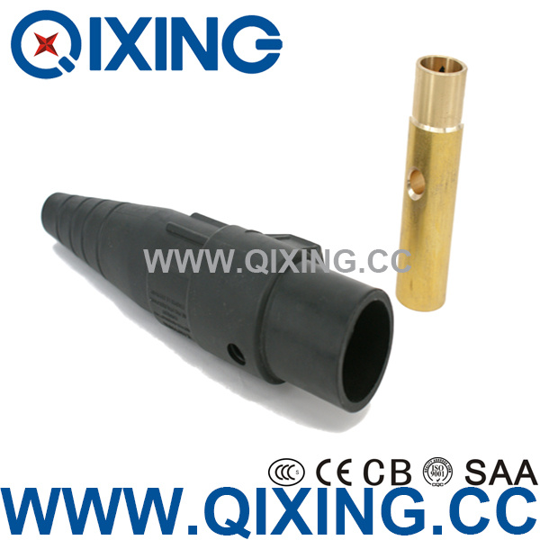 Qixing Cee/IEC Cam-Lock Plug IP44 Black 400A 600V