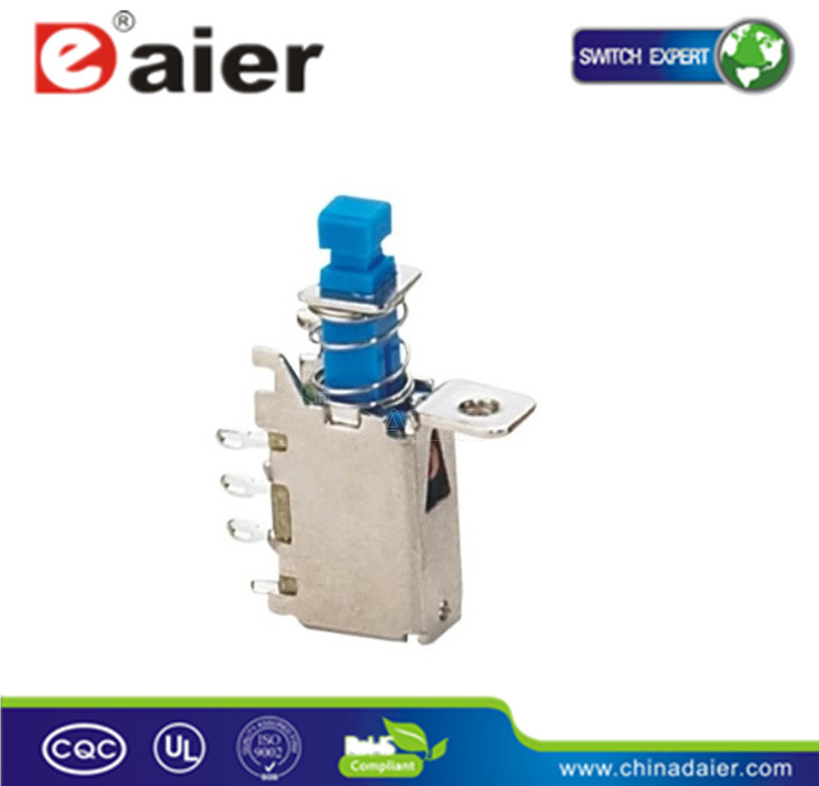 SPDT Latching Reset, Push Button Switch Power Switch (PS-12E02)