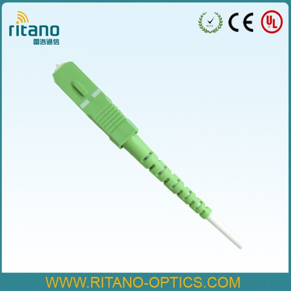 Sc/APC Optical Fiber Singlemode Pigtails with Ceramic Ferrules