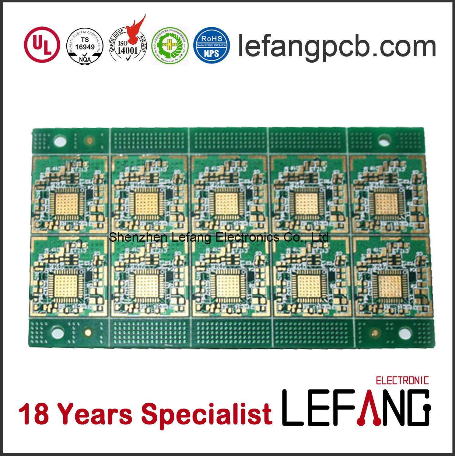 Industrial Control PCB Board with Immersion Gold Surface Finish