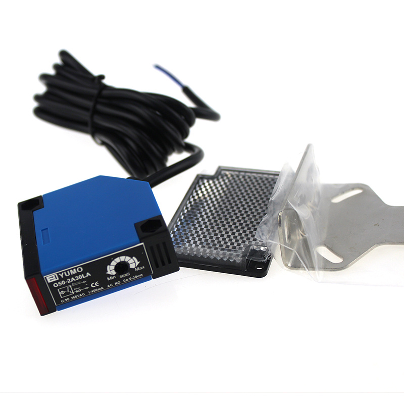 Yumo G50-2A30la 90-250VDC Detection Infraded Square Photoelectric Switch Sensor