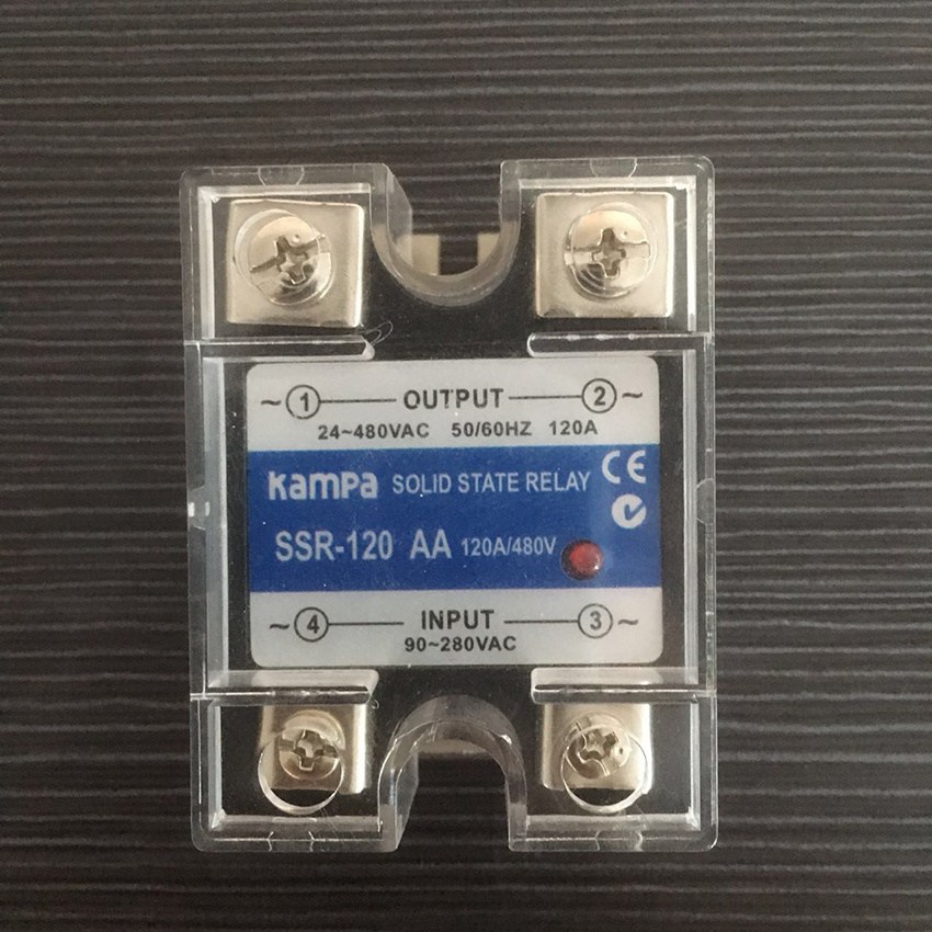 Single Phase AC to AC 120A 480VAC Solid State Relay 120AA SSR