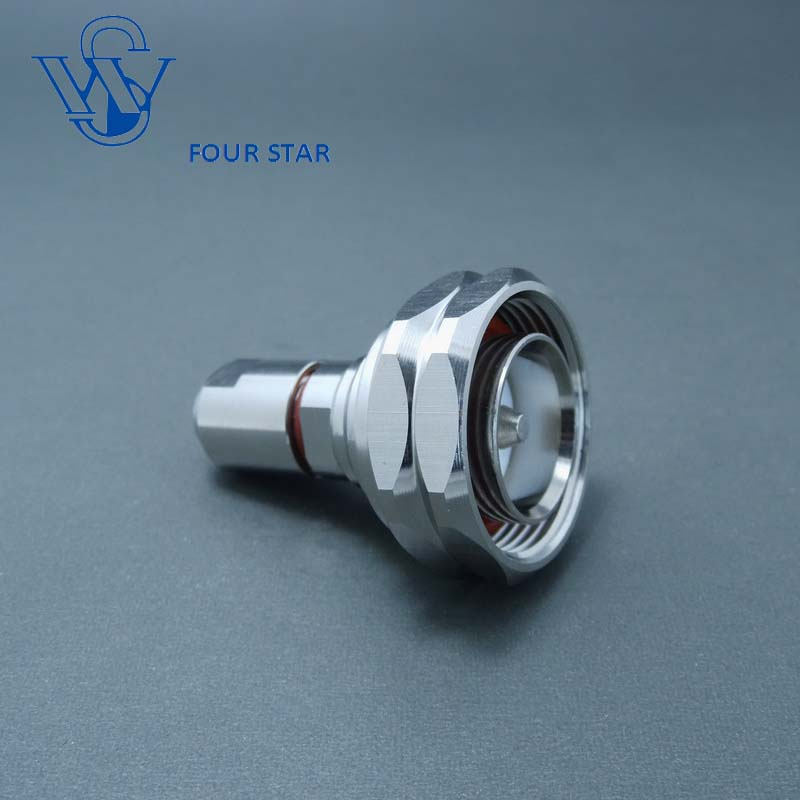 7/16 DIN Male Plug Clamp Connector for 1/4